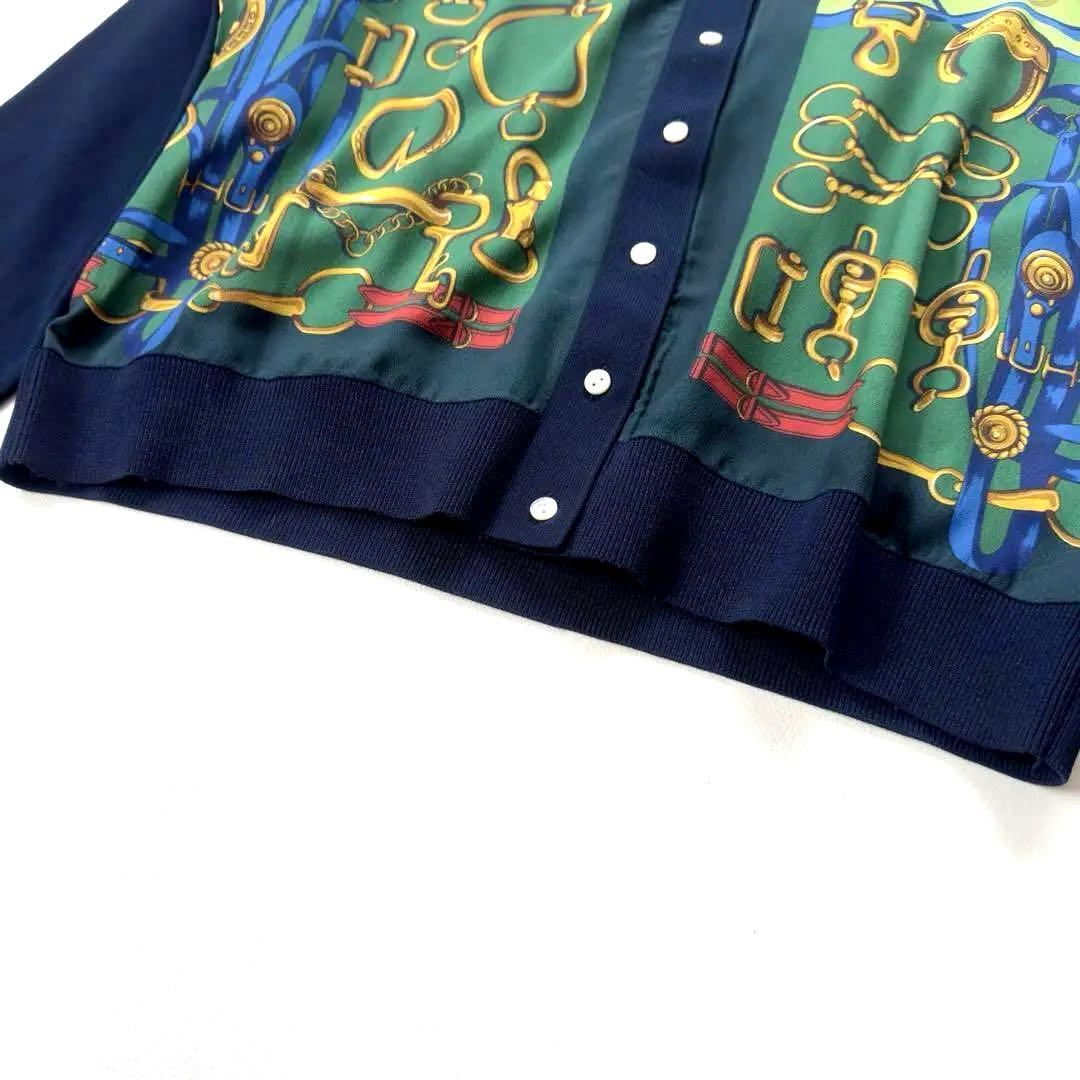 2023年　23AW商品　ロペ　ヴィンテージスカーフ柄　カーディガン 40