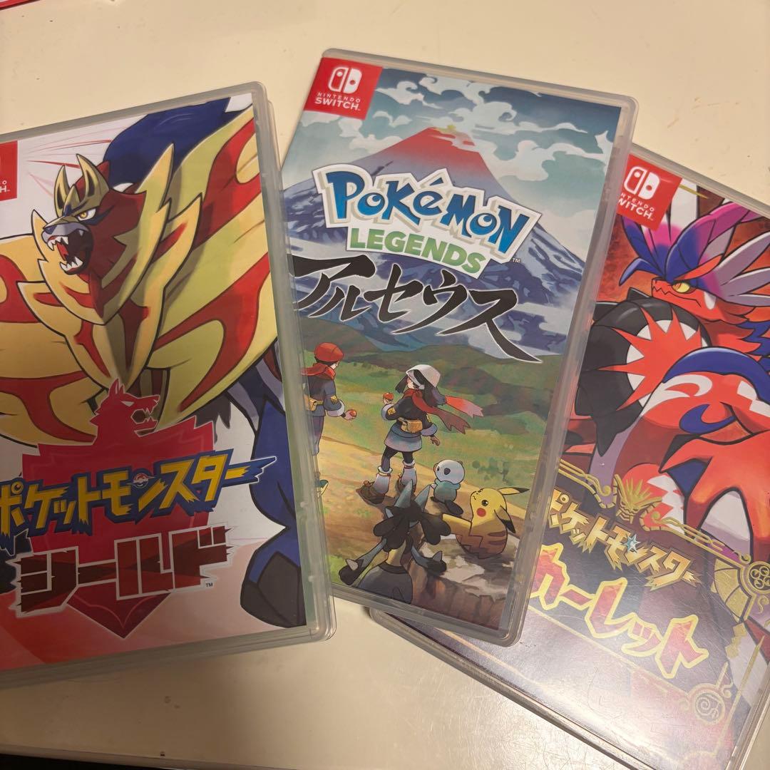 ⭐︎お値下⭐︎ポケットモンスター シールド・レジェンズアルセウス・スカーレットセット