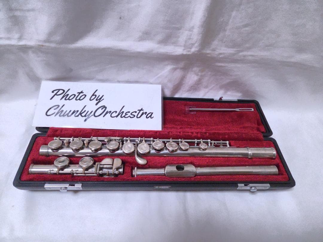 YAMAHA YFL-211 フルート 日本製 銀メッキ Eメカ付き #3036