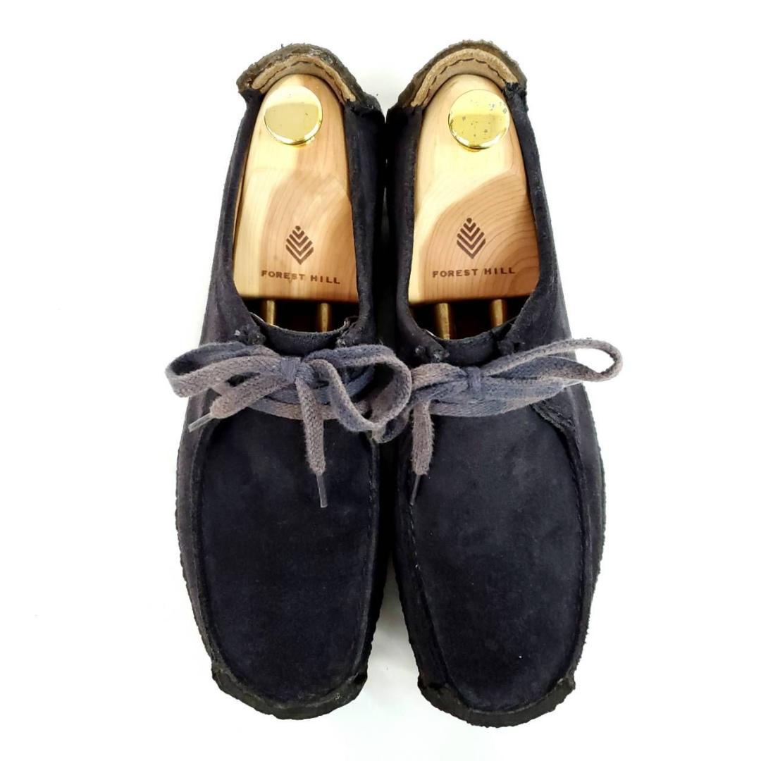 クラークスオリジナルズ　ナタリー　スエード　ブラック　モカシン　UK6.5