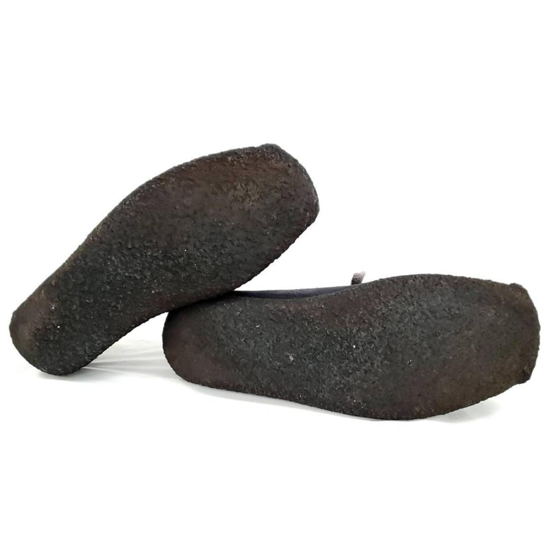 クラークスオリジナルズ　ナタリー　スエード　ブラック　モカシン　UK6.5