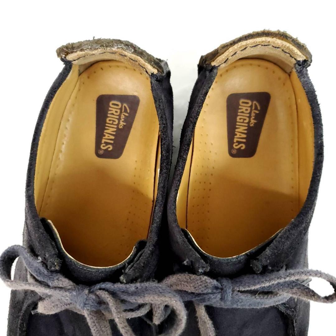 クラークスオリジナルズ　ナタリー　スエード　ブラック　モカシン　UK6.5