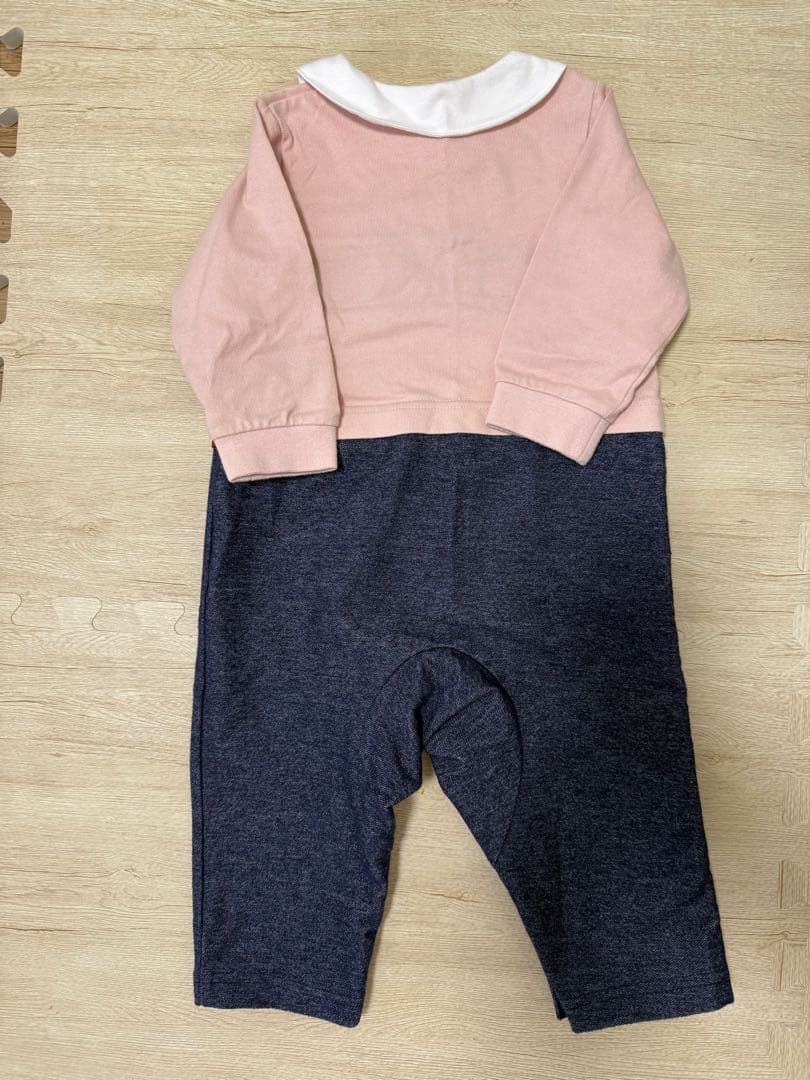 ファミリア　70cm 襟付きロンパース