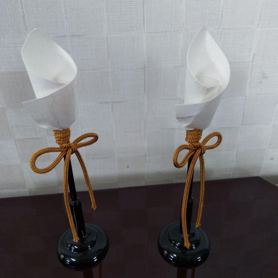 キ*ン様 江戸木目込み人形　雛人形　親王飾り　飾り台ケース付き