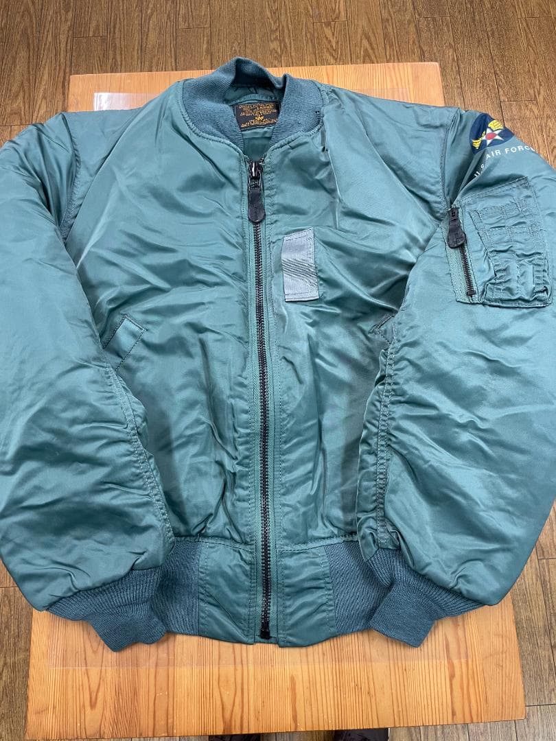 90s ALPHA社 USA製 MA-1 1stModel 復刻 Vintage