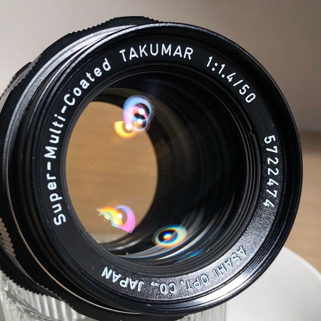 PENTAX SMC TAKUMAR 50mm f1.4 m42マウント