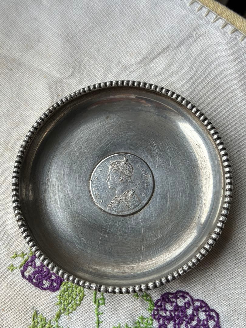 bluesky　アンティーク　シルバー　プレート　お皿　トレイ　銀製品