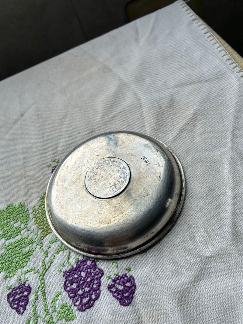 bluesky　アンティーク　シルバー　プレート　お皿　トレイ　銀製品