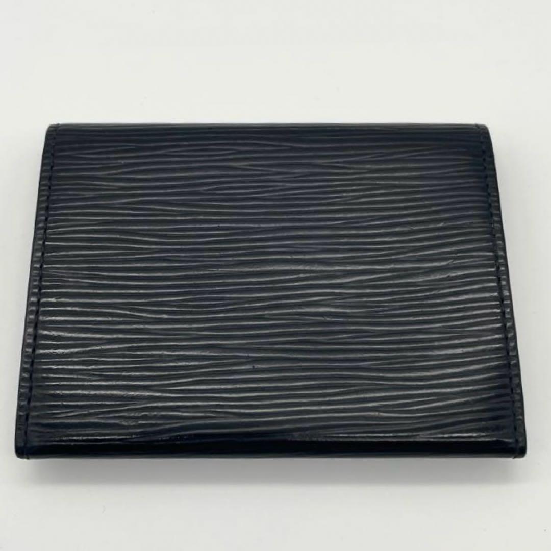 極美品✨ルイヴィトン カルトドゥヴィジット エピ ノワール 黒 名刺入れ