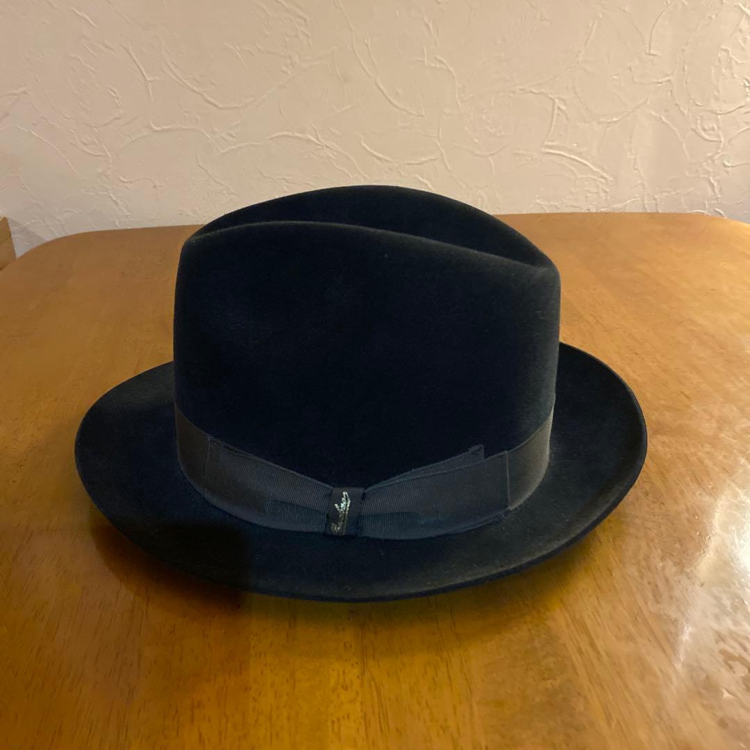 Borsalinoハット　ファーフェルト中折れ帽