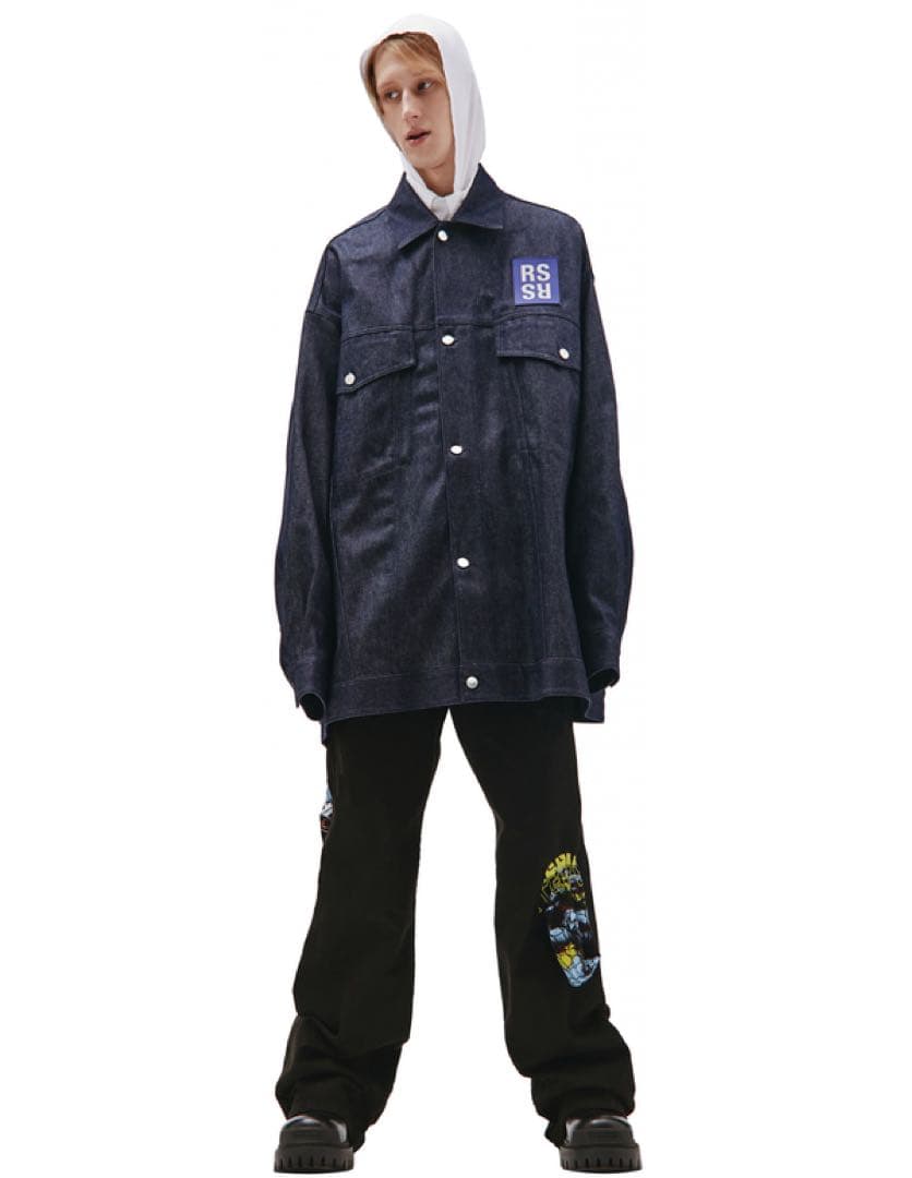 Raf Simons AW21 オーバーサイズ デニムジャケット リジッド S