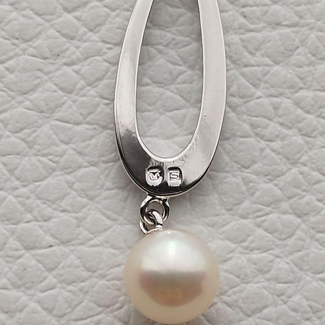 【美品】MIKIMOTO　ミキモト　パールネックレス　7mm　MS刻印