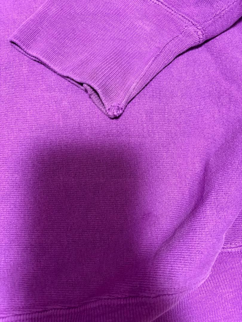 最終値下げ❗️Champion パープル スウェット リバースウィーブ