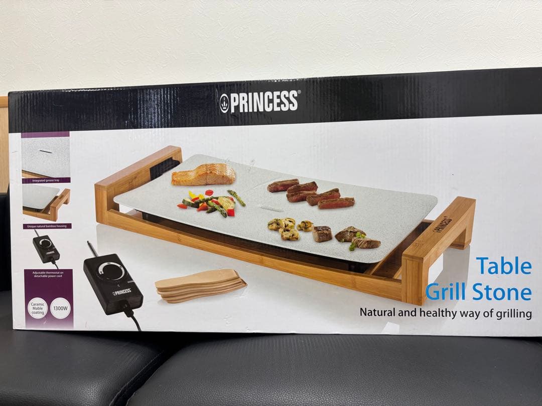 [プリンセス] Table Grill Stone テーブルグリルストーン白