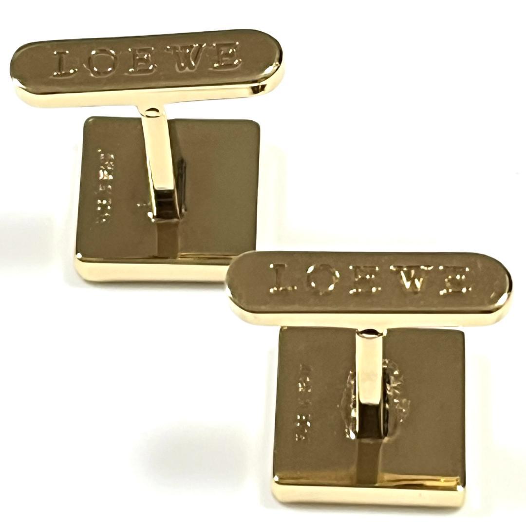 LOEWE ロエベ　アナグラム カフス ゴールド