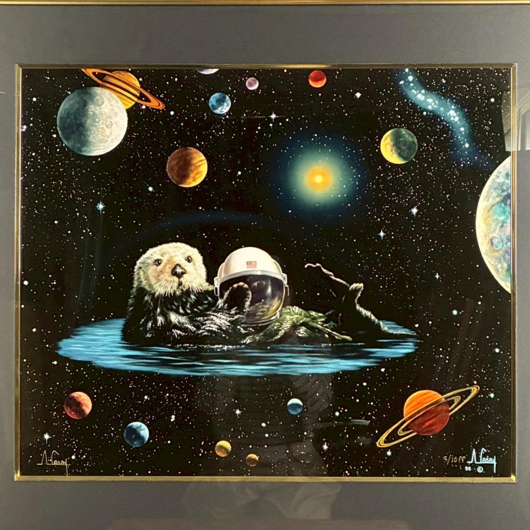 【最終値下げ】美品 アンソニー・キャセイ「オッタースペース」大作 シバクローム