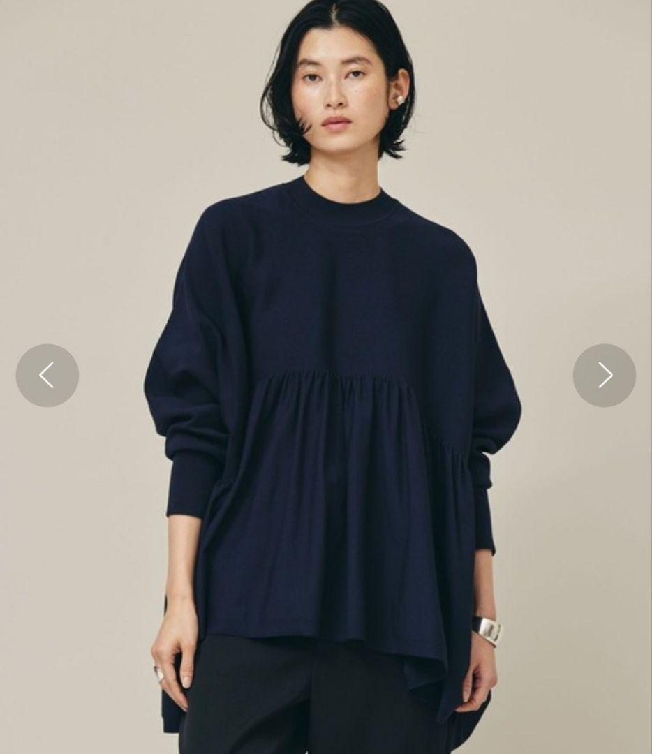 Curensology　テンセルポリエステルギャザープルオーバー