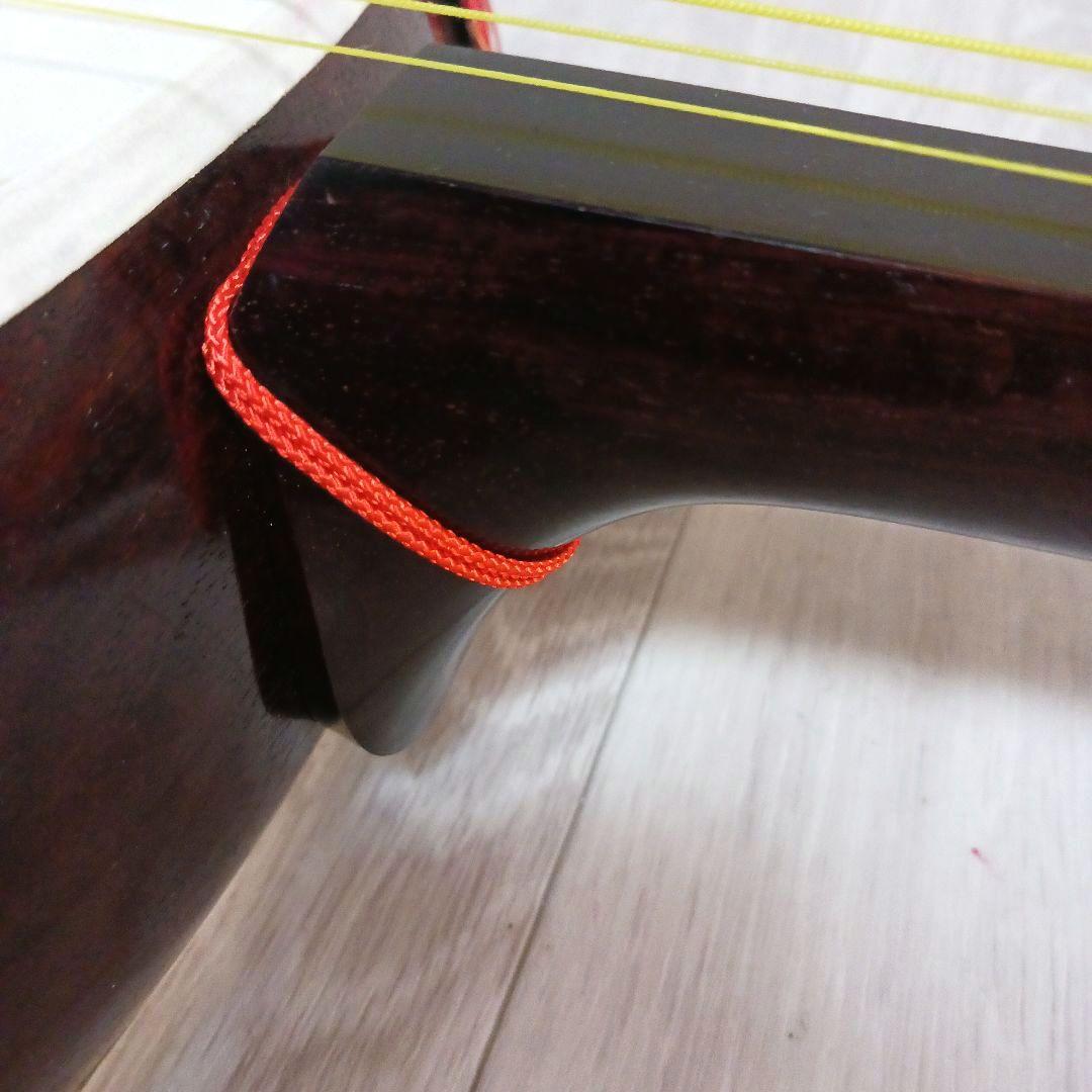 三味線 ケース付 紫檀 細棹 お稽古