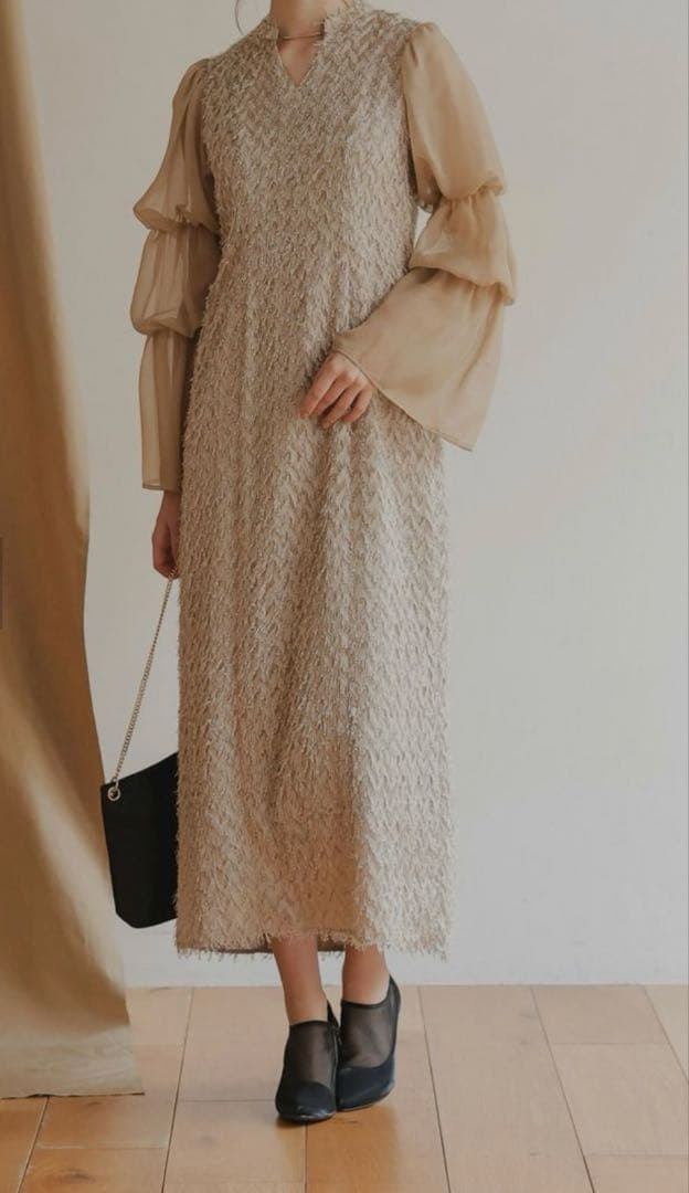 【うさぎさん専用】Dorry Doll フリルスリーブ ロングドレス