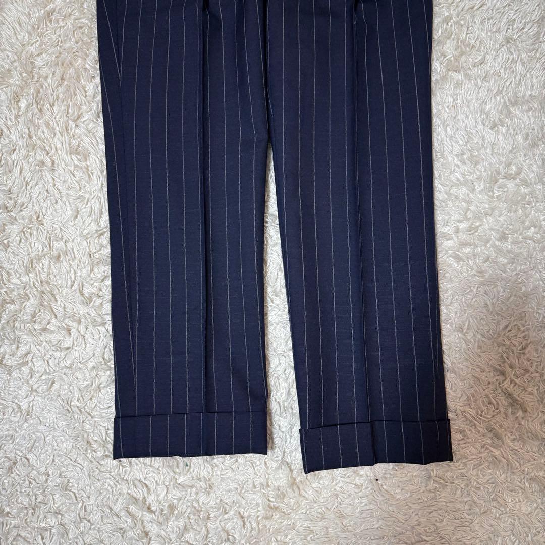 RINGJACKET リングヂャケット ストライプ スーツセットアップ ネイビー