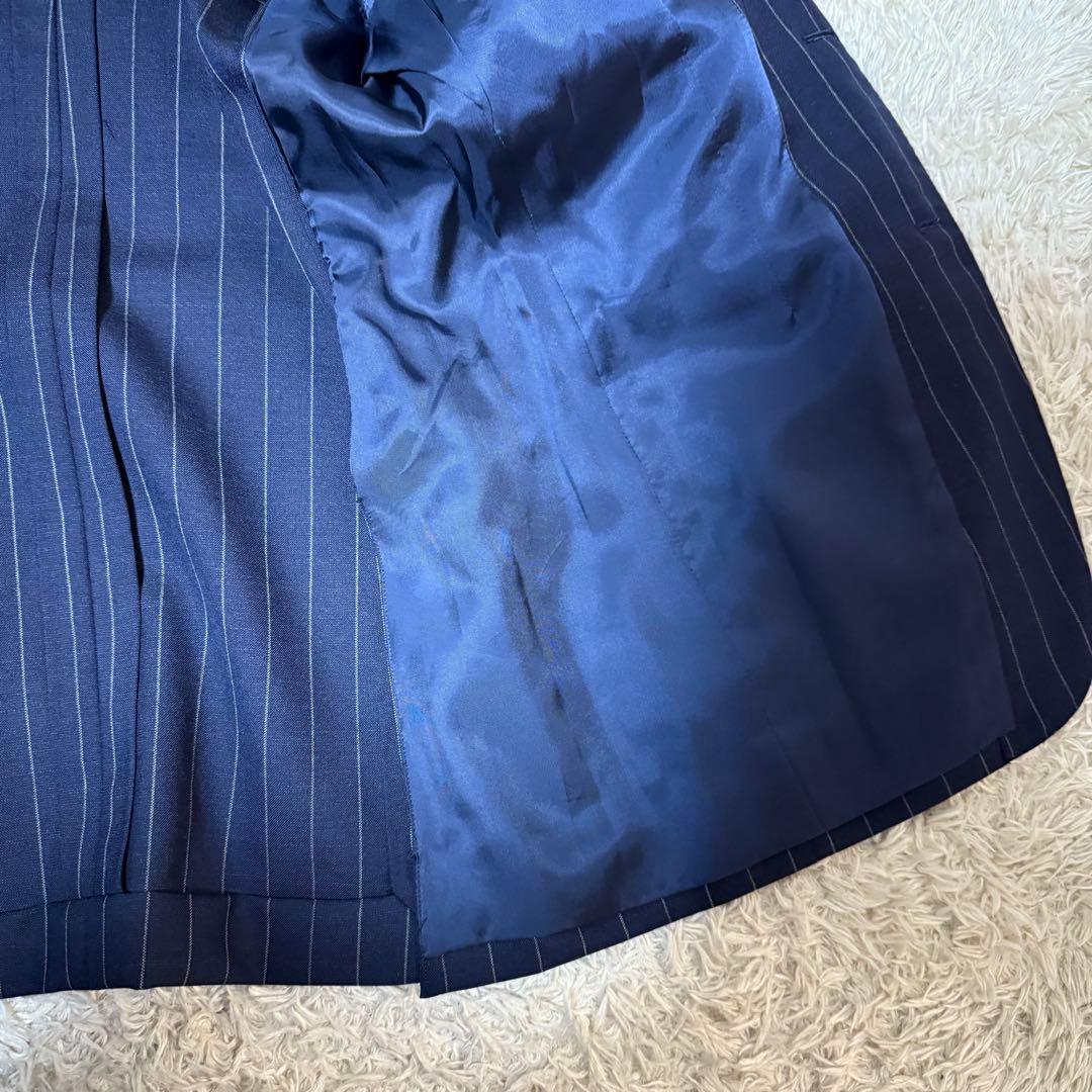 RINGJACKET リングヂャケット ストライプ スーツセットアップ ネイビー