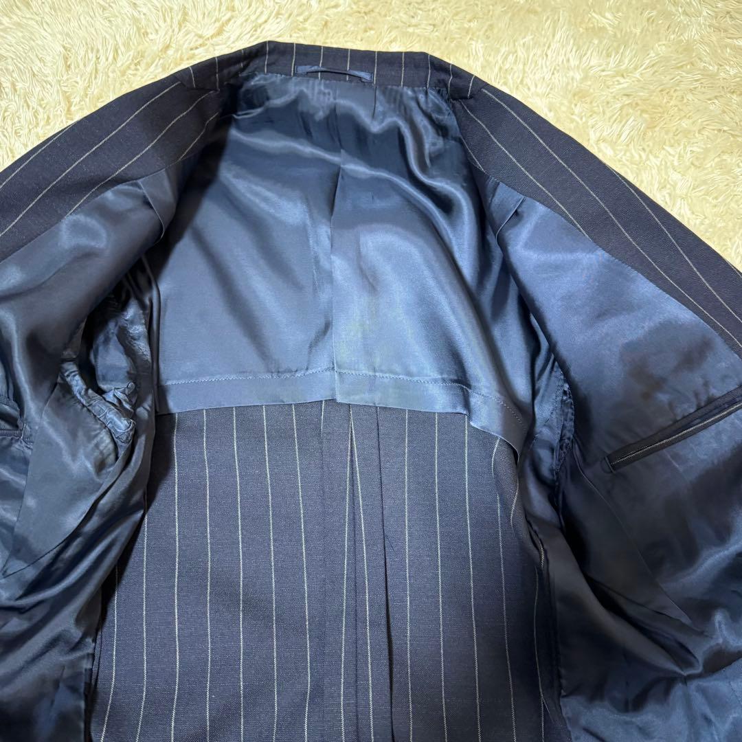 RINGJACKET リングヂャケット ストライプ スーツセットアップ ネイビー