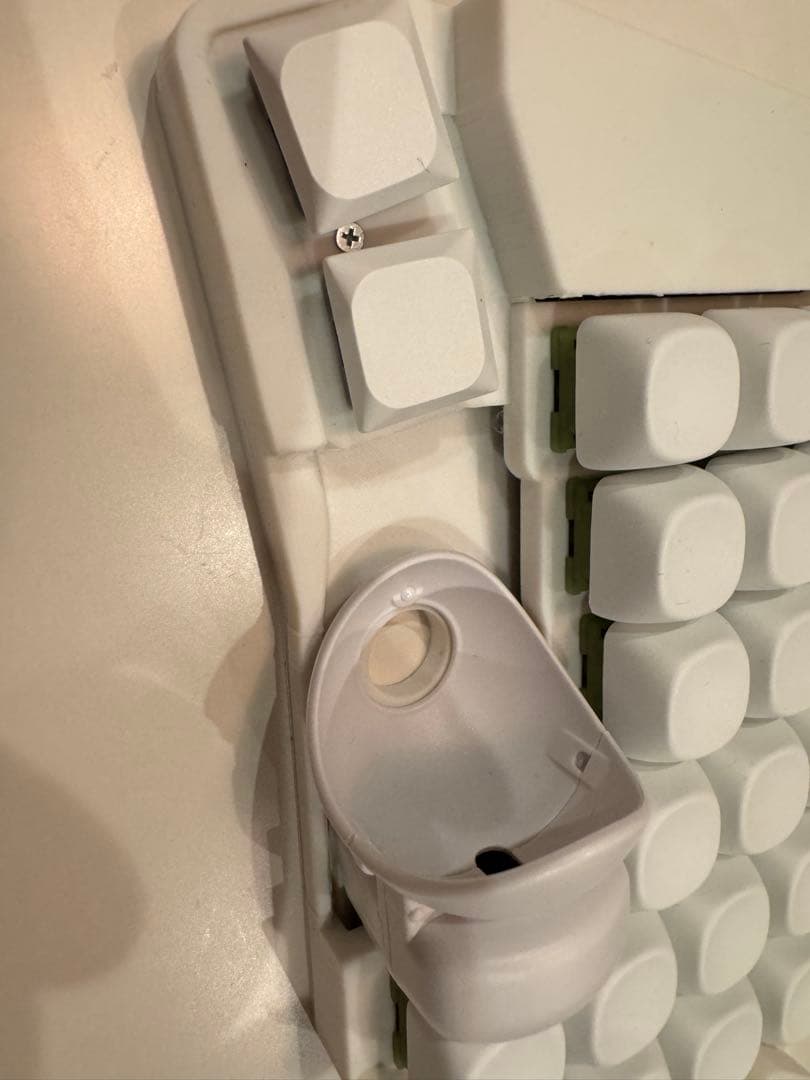 【新品】keyball44 オリジナル非売品ケース　白　純正トラボケース　完成品