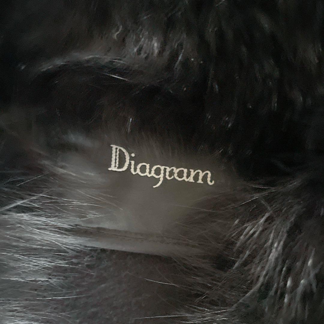 グレースコンチネンタル　ポンチョシルエットコート　ダイアグラム