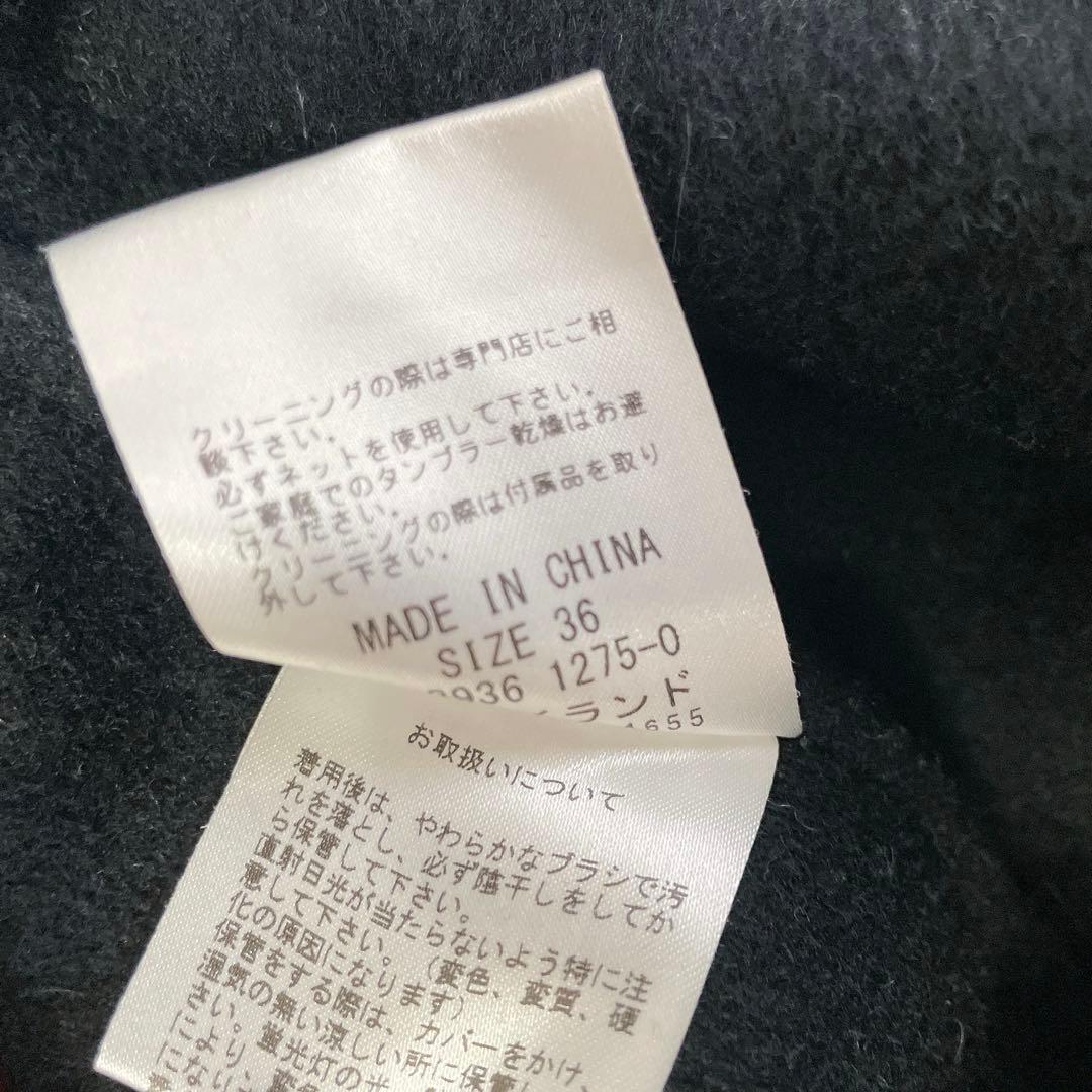 グレースコンチネンタル　ポンチョシルエットコート　ダイアグラム