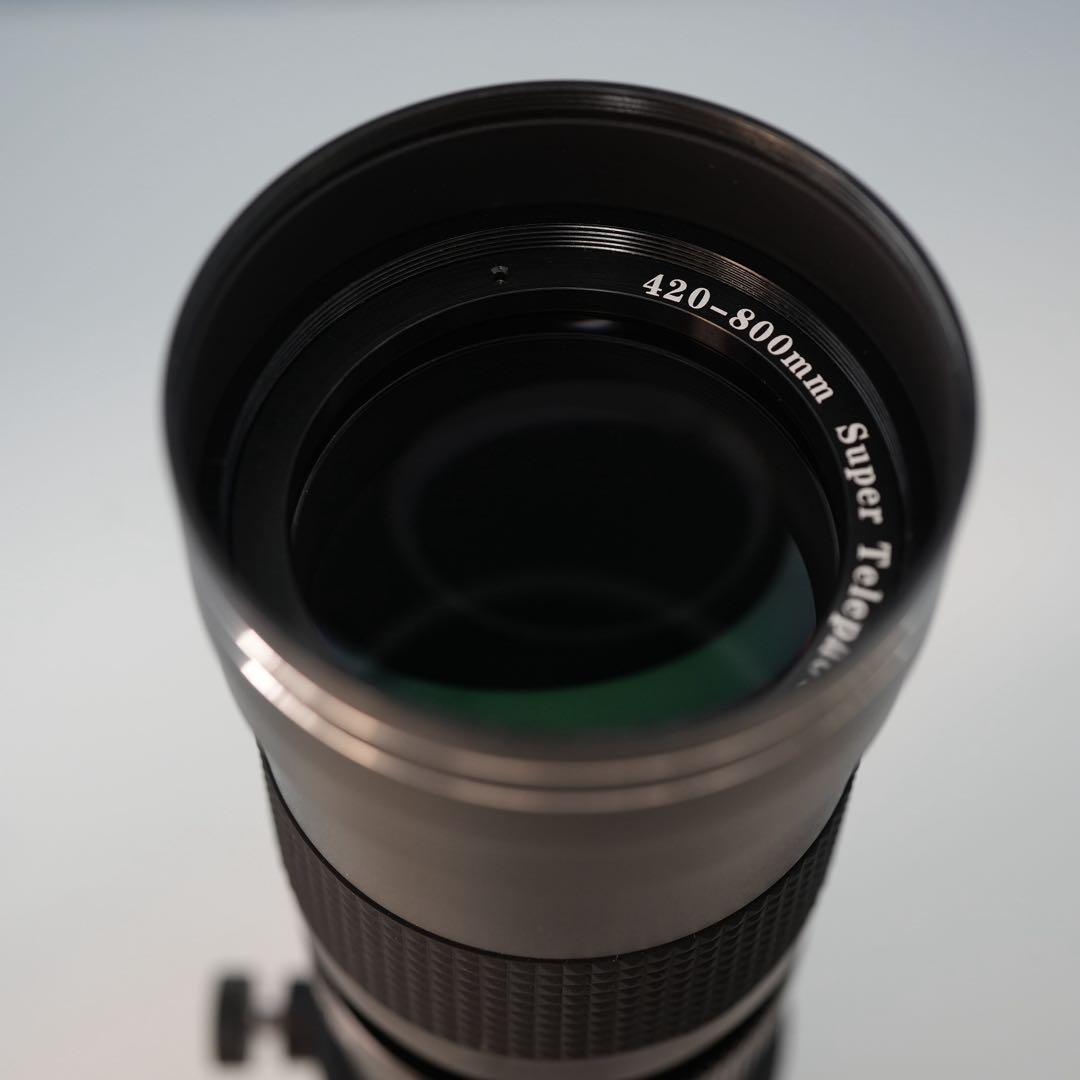 VARI Nikon Fマウント用 420-800mm 超望遠レンズ黒z0006
