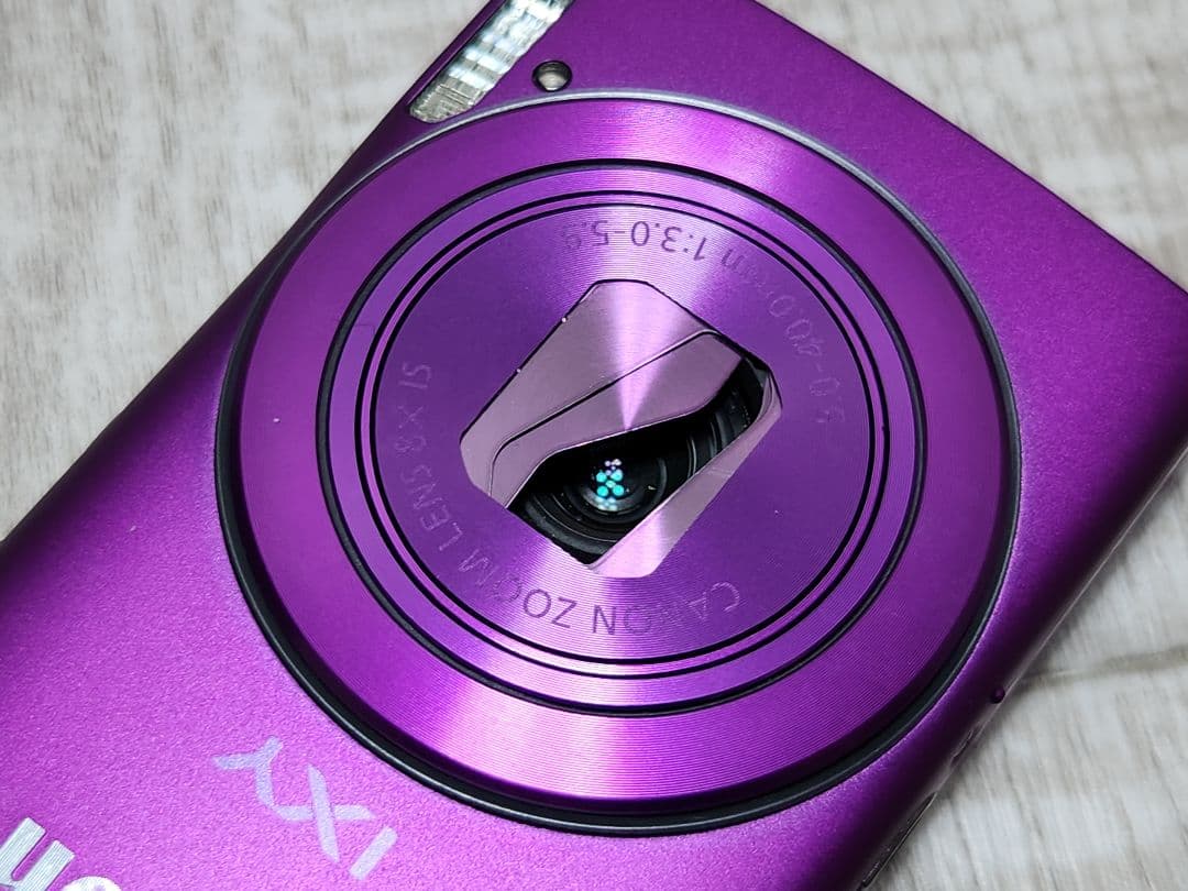 液晶不良 Canon IXY 600F パープル デジタルカメラ デジカメ