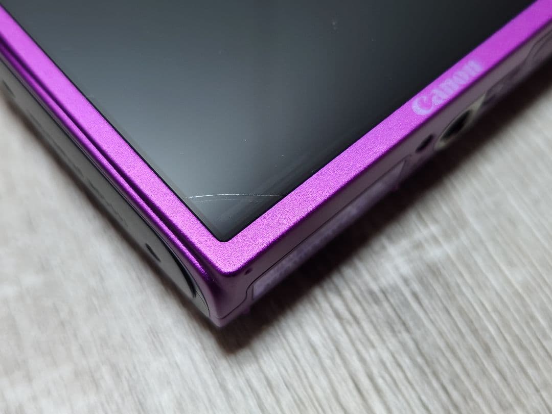 液晶不良 Canon IXY 600F パープル デジタルカメラ デジカメ