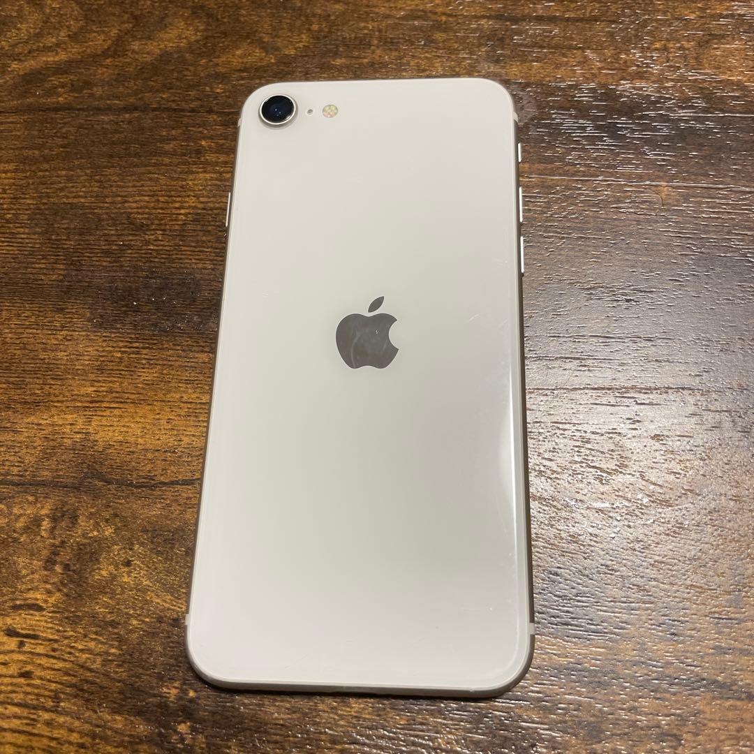 【画面割れ】iPhoneSE3 128GB スターライト