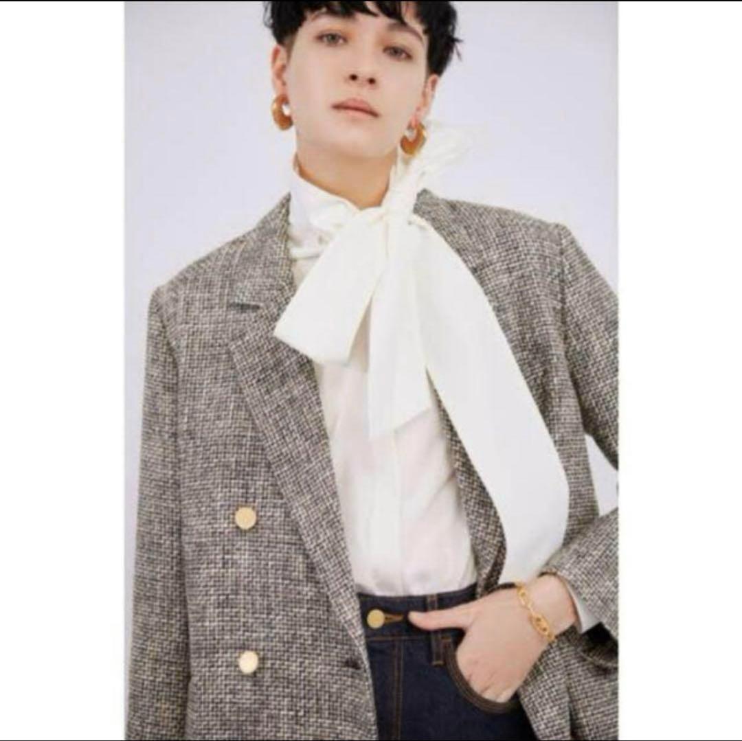 WALNUTMilaOwenツイードジャケット＋ローブブラン　セットアップ