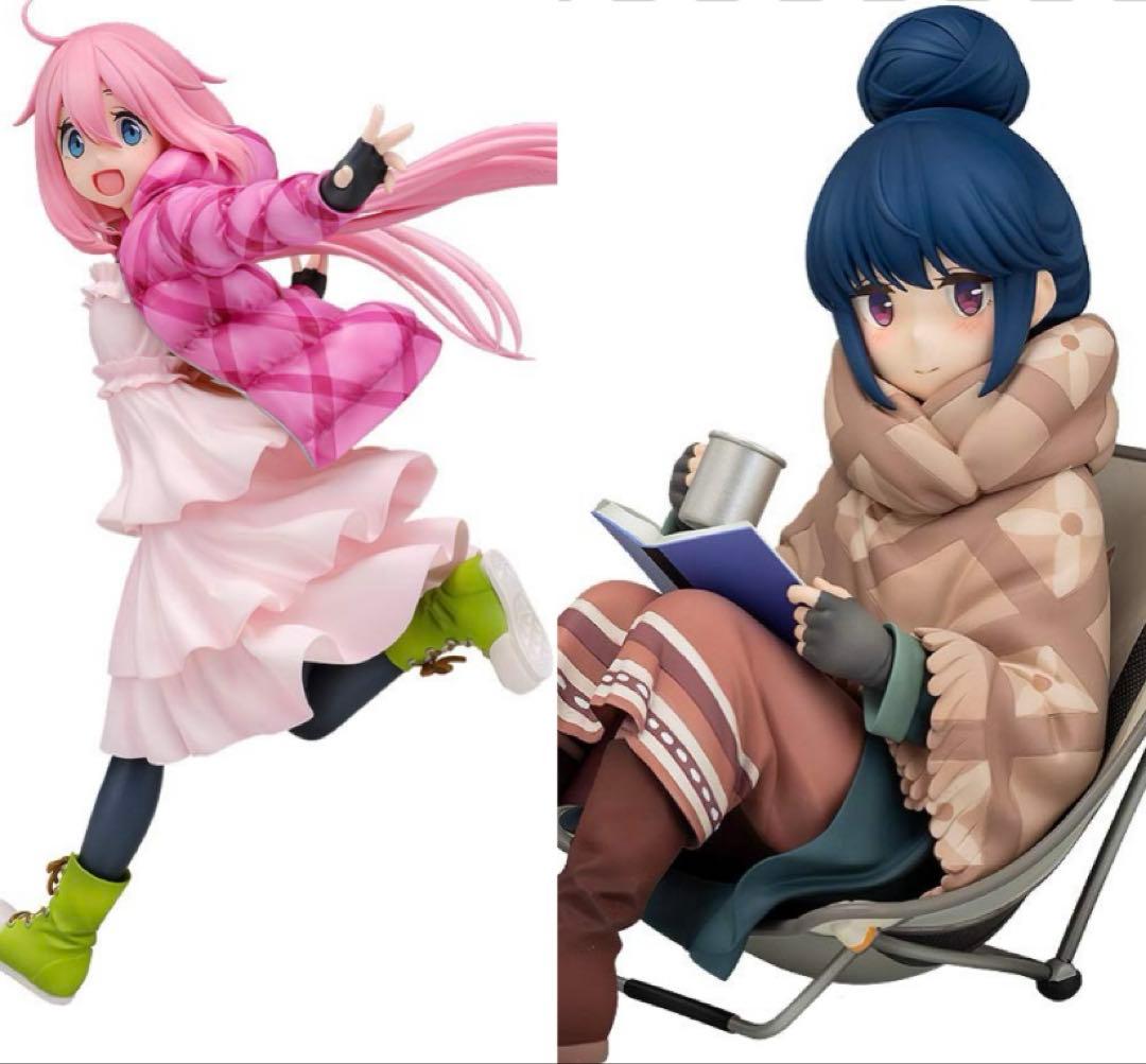 ゆるキャン△ フィギュア　2点セット　各務原なでしこ　志摩リン　WING