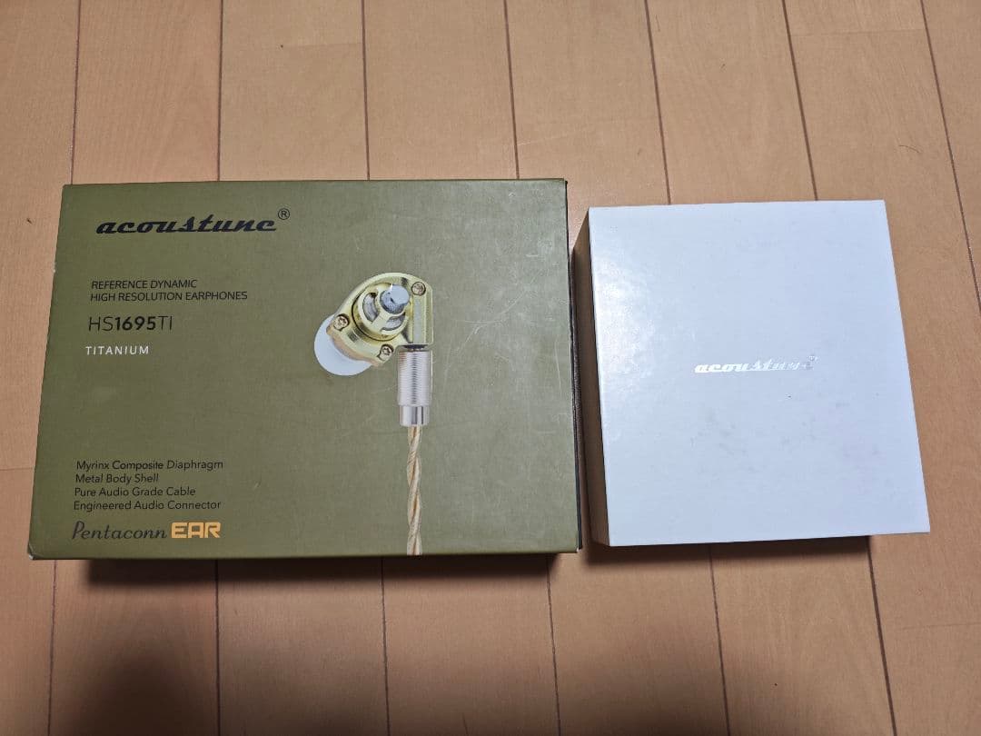 acoustune HS1695TI + 4.4mm リケーブル2本