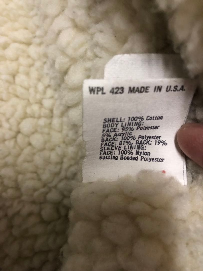 80s Levi's 70608-0216 usa製　ボアジャケット 42