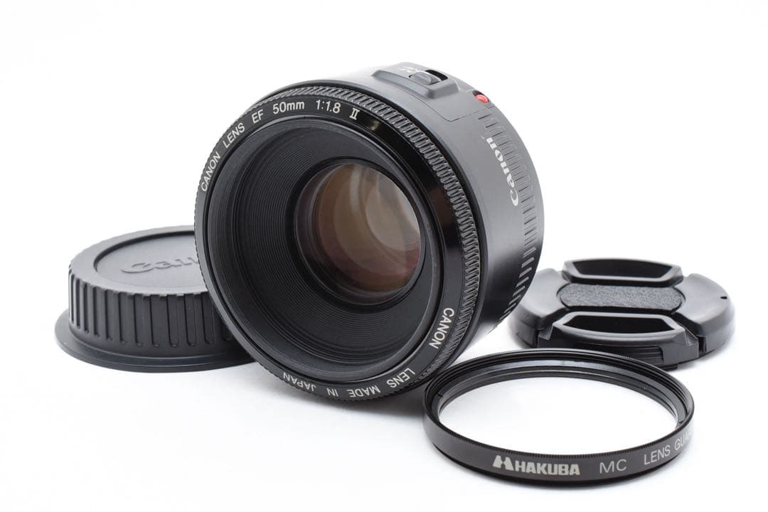 美品 キヤノン Canon EF50mm F1.8 II 単焦点レンズ