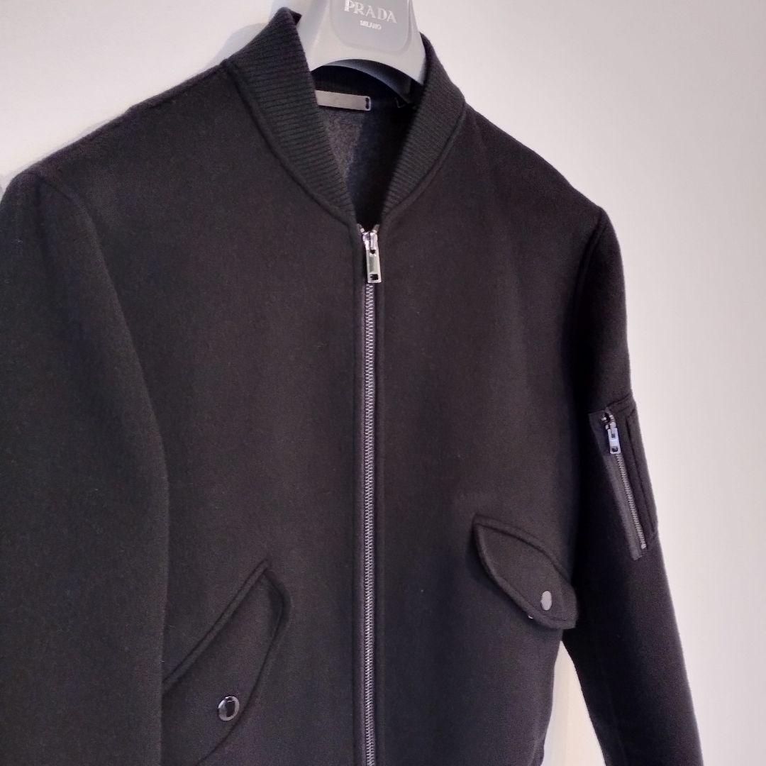 【美品】セオリーブルゾンXSサイズ　ユニセックス　ダブルフェイス生地　黒