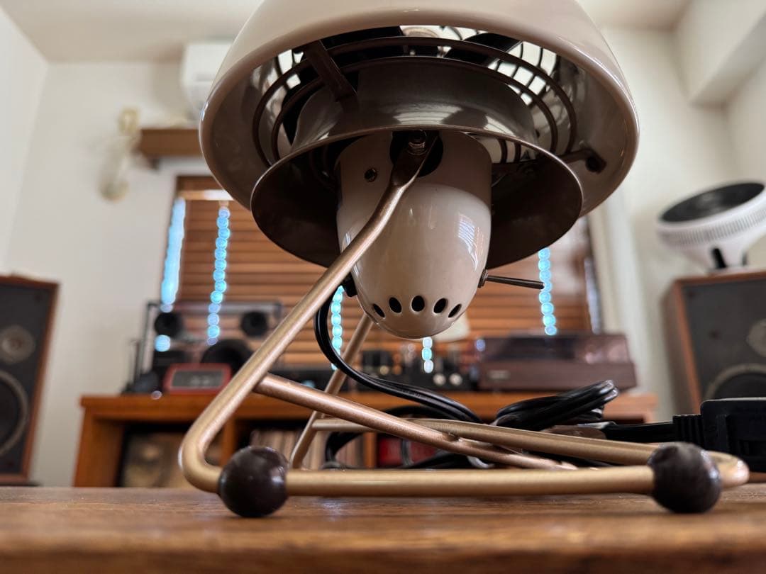 完全稼働品　卓上扇風機 レトロ ボルネード サーキュレーター ミニ