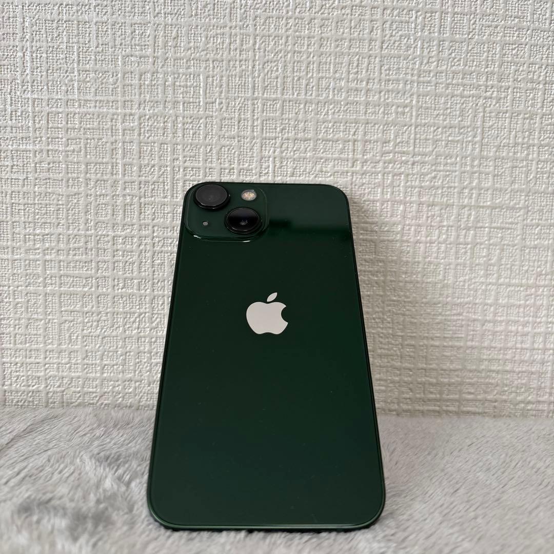 美品　iPhone13mini256GBグリーン　ケース付き