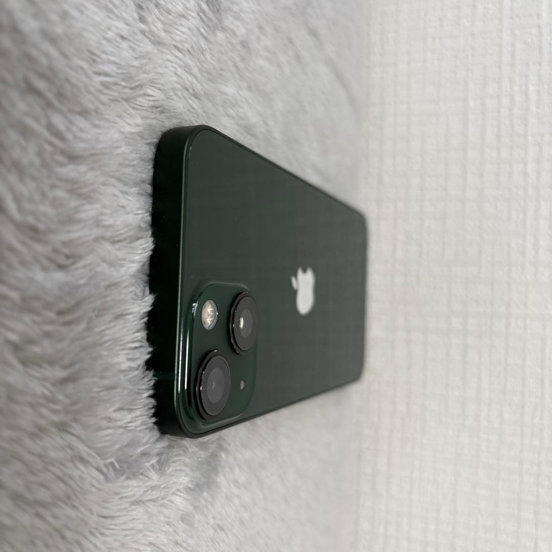 美品　iPhone13mini256GBグリーン　ケース付き