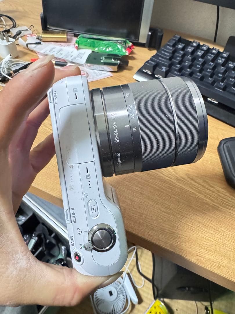 SONY ミラーレス一眼 E 18-55mm ホワイト