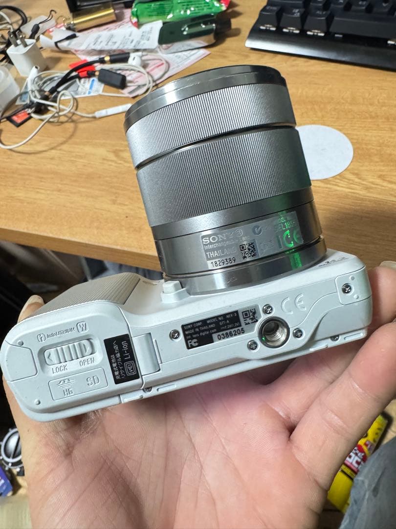 SONY ミラーレス一眼 E 18-55mm ホワイト