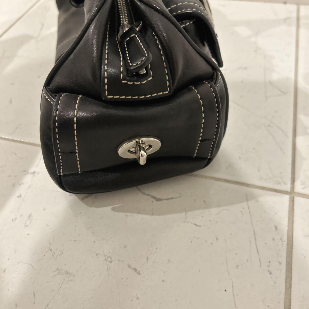 COACH コーチハンドバッグ　ソーホーレザーサッチェル　ブラック　黒　8A10