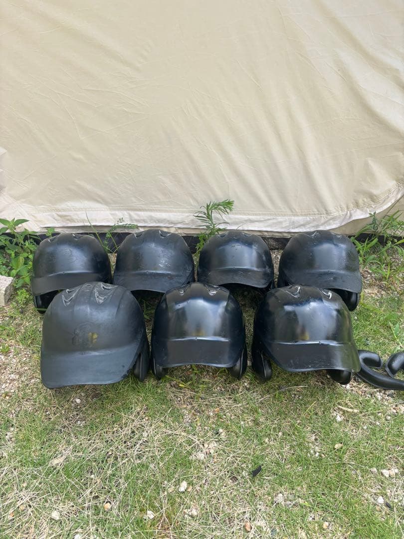 【やま】SSK 軟式野球、ソフトボール、バッター用ヘルメット 7個セット