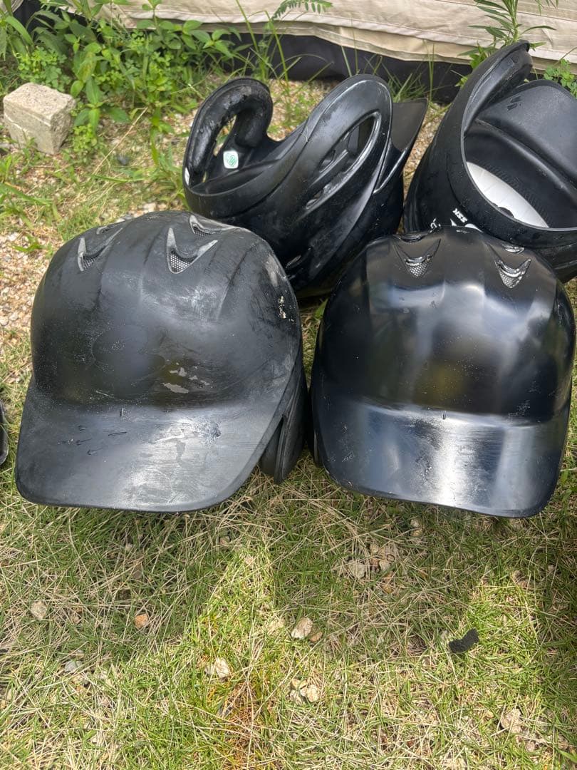 【やま】SSK 軟式野球、ソフトボール、バッター用ヘルメット 7個セット