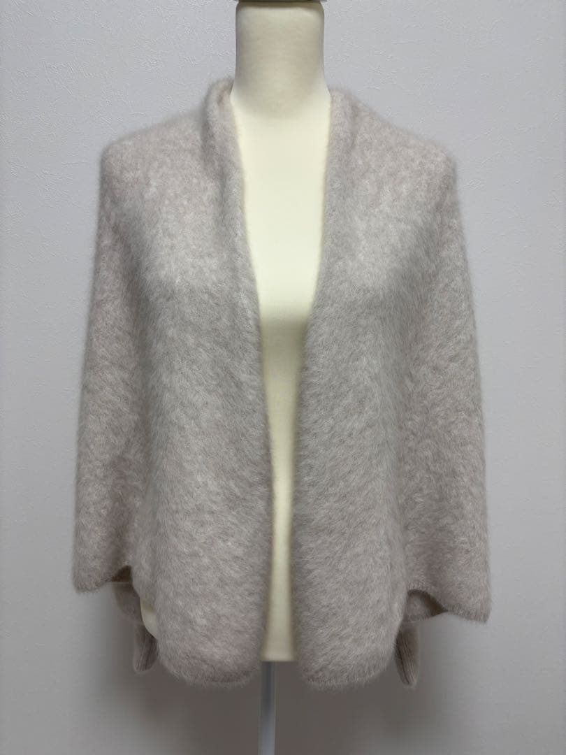 25AW新作☆NOBLEノーブルFOX/Caファーニットカーディガン