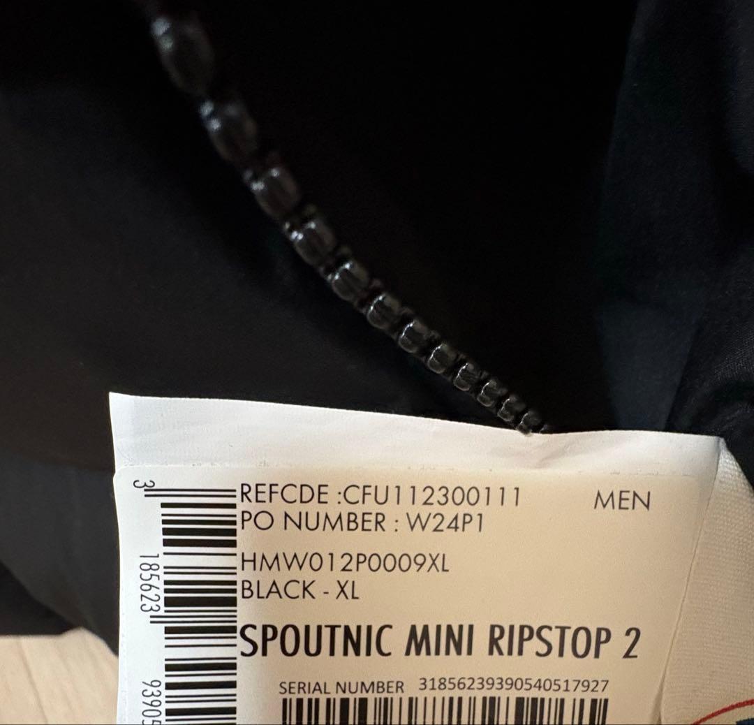 ピレネックス SPOUTNIC MINI RIPSTOP2 ダウン　ブラックXL