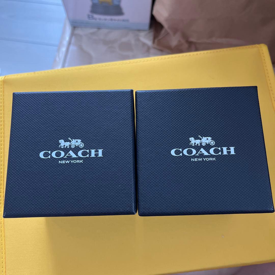 (電池切れ)COACH カジュアル時計 2点セット箱付き
